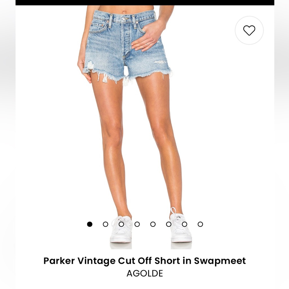 AGOLDE Parker cut off shorts